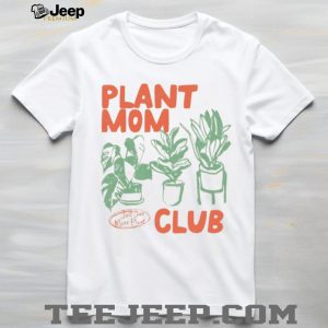 Plant Mom Club Oversized T Shirt Just One More Plant Retro Botanical Graphic (2)
