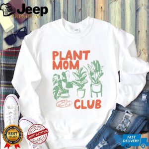 Plant Mom Club Oversized T Shirt Just One More Plant Retro Botanical Graphic (2)