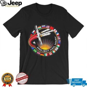 Project Hail Mary Andy Weir Sci Fi Book Fan Art Mission Patch T Shirt Project Hail Mary Andy Weir Sci Fi Book Fan Art Mission Patch T Shirt