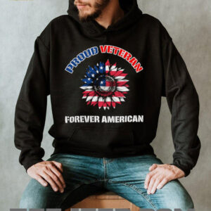 Proud Veteran Forever American Patriotic Sunflower Flag T Shirt Proud Veteran Forever American Patriotic Sunflower Flag T Shirt