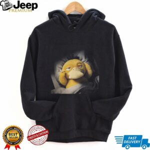 Psyduck Waking Up Smoking Cigarette Funny Retro Aesthetic T Shirt Psyduck Waking Up Smoking Cigarette Funny Retro Aesthetic T Shirt