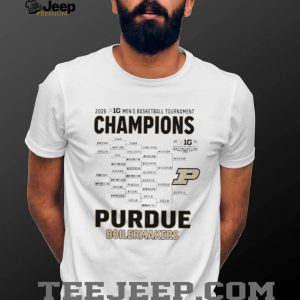 Purdue Boilermakers 2026 Big Ten Men's Basketball Tournament Champions T Shirt
