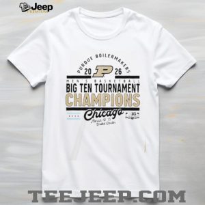 Purdue Boilermakers 2026 Big Ten Tournament Champions Chicago T Shirt