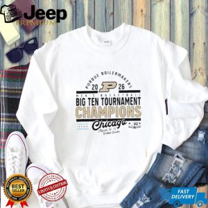 Purdue Boilermakers 2026 Big Ten Tournament Champions Chicago T Shirt