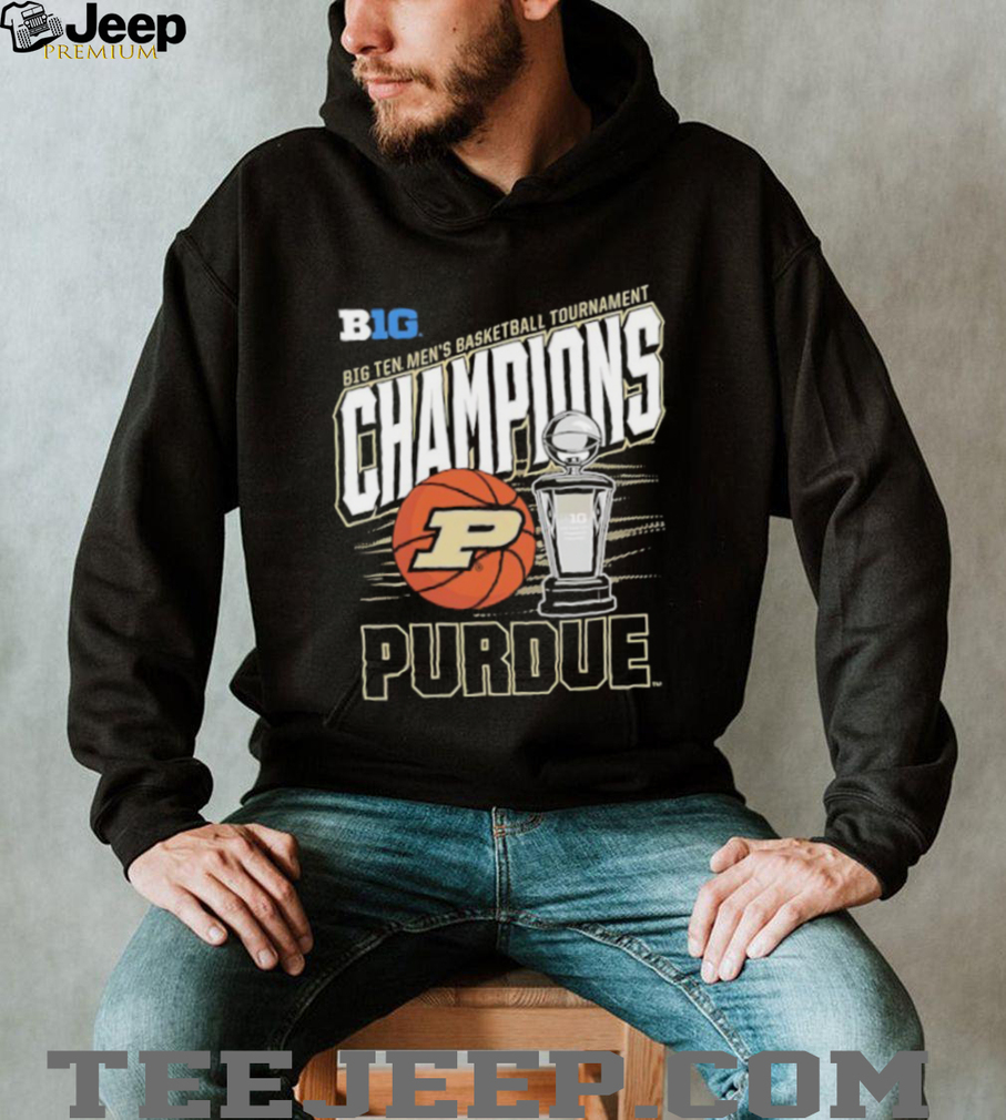 Purdue Boilermakers Big Ten Men’s Basketball Tournament Champions T Shirt Purdue Boilermakers Big Ten Men’s Basketball Tournament Champions T Shirt