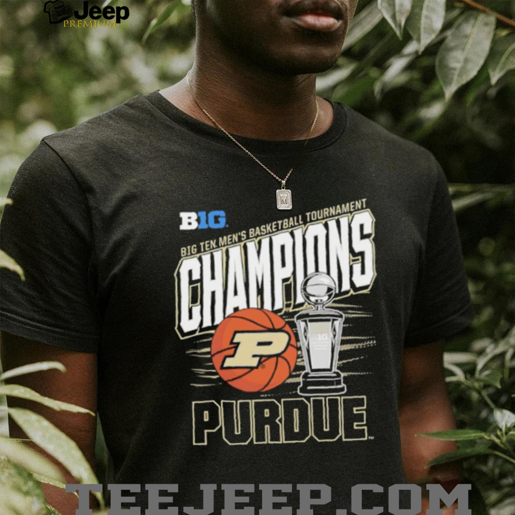 Purdue Boilermakers Big Ten Men’s Basketball Tournament Champions T Shirt Purdue Boilermakers Big Ten Men’s Basketball Tournament Champions T Shirt