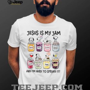 Snoopy Jam Jars “Jesus Is My Jam And I'm Here To Spread It” T Shirt