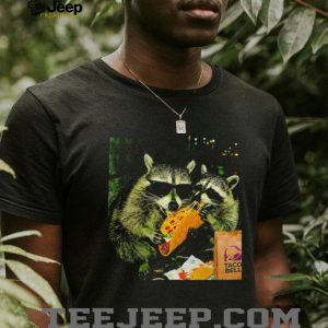 Raccoons Eating Taco Bell Sunglasses Funny Graphic T Shirt