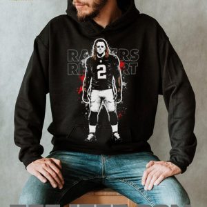 Raiders Report Michael Myers Mask Football Jersey Mashup T Shirt Raiders Report Michael Myers Mask Football Jersey Mashup T Shirt