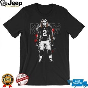 Raiders Report Michael Myers Mask Football Jersey Mashup T Shirt