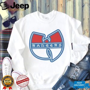 Rangers Hockey Wu Tang Clan Mashup Logo Graphic T Shirt Rangers Hockey Wu Tang Clan Mashup Logo Graphic T Shirt