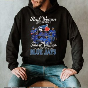 Real Women Love Baseball Smart Women Love The Blue Jays Players T Shirt Real Women Love Baseball Smart Women Love The Blue Jays Players T Shirt