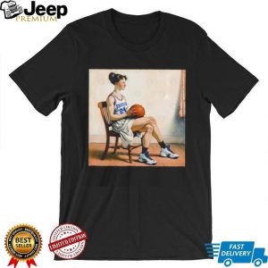 Renaissance Style Basketball Player Art Graphic T Shirt