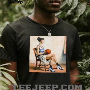 Renaissance Style Basketball Player Art Graphic T Shirt