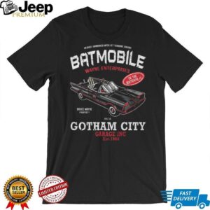 Retro 1966 Batmobile Gotham City Garage Graphic T Shirt