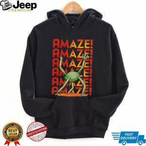 Retro Amaze! Green Robot Dancing Graphic T Shirt Retro Amaze! Green Robot Dancing Graphic T Shirt