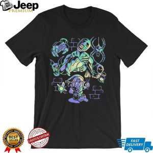 Retro Gaming Hero Dungeon Monsters Glow Graphic T Shirt