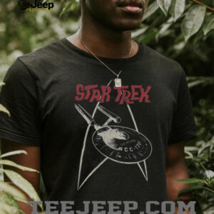 Retro Star Trek USS Enterprise NCC 1701 Blueprint Navy T Shirt