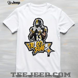 Rico Suave 13 Black and Gold Football Street Art T shirt