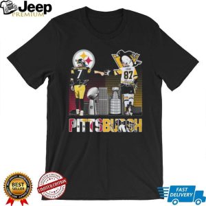 Roethlisberger and Crosby Pittsburgh Champions Fist Bump T Shirt