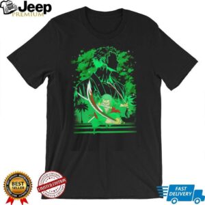 Roronoa Zoro One Piece Green Aesthetic Swordsman Anime T Shirt (2)
