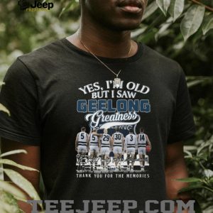 Geelong Cats Greatness AFL Legends Memories T Shirt