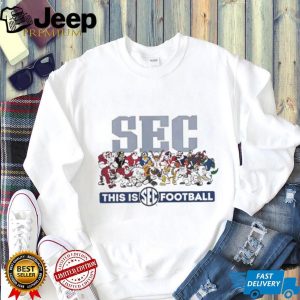 SEC This Is SEC Football Mascots Graphic T Shirt SEC This Is SEC Football Mascots Graphic T Shirt