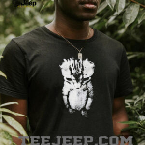Sad Cat Meme High Contrast Graphic Black T Shirt