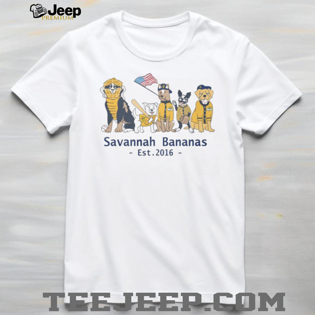 Savannah Bananas Baseball Team Dogs Mascot Lineup T Shirt Savannah Bananas Baseball Team Dogs Mascot Lineup T Shirt