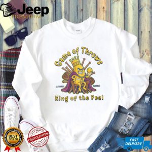 Savannah Bananas Game of Throws King of the Peel Baseball T Shirt
