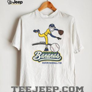 Savannah Bananas Making Baseball Fun Pitcher Stick Figure T Shirt Savannah Bananas Making Baseball Fun Pitcher Stick Figure T Shirt