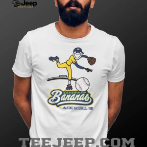 Savannah Bananas Making Baseball Fun Pitcher Stick Figure T Shirt