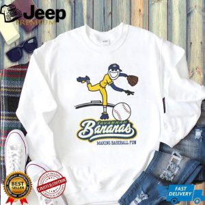 Savannah Bananas Making Baseball Fun Pitcher Stick Figure T Shirt