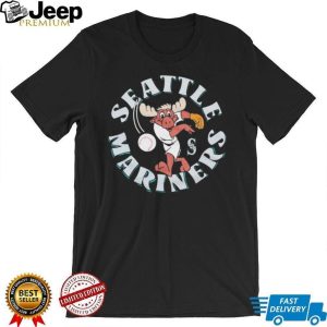 Seattle Mariners Mariner Moose Vintage Mascot Baseball T Shirt Seattle Mariners Mariner Moose Vintage Mascot Baseball T Shirt