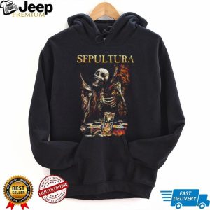 Sepultura Skeleton Angel Hourglass Chessboard Death Metal T Shirt Sepultura Skeleton Angel Hourglass Chessboard Death Metal T Shirt