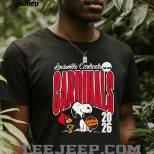 Snoopy Louisville Cardinals NCAA Basketball 2026 Champion T shirt