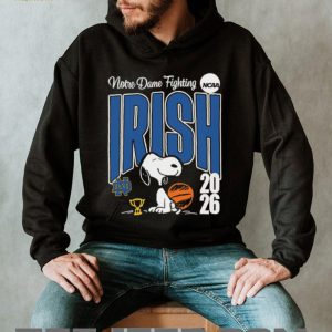 Snoopy Notre Dame Fighting Irish NCAA Basketball 2026 Champion T shirt