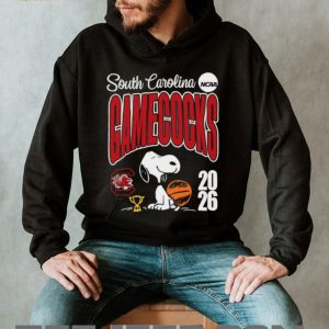 Snoopy South Carolina Gamecocks NCAA Basketball 2026 Champion T shirt
