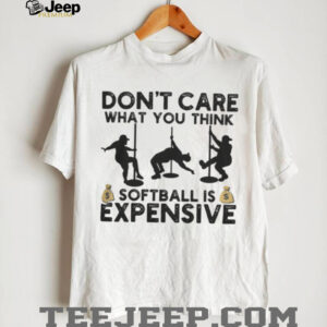 Softball Is Expensive Funny Pole Dancer Silhouette T Shirt