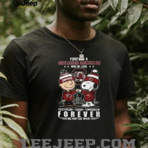 South Carolina Gamecocks Peanuts Forever Fan No Matter What T Shirt South Carolina Gamecocks Peanuts Forever Fan No Matter What T Shirt