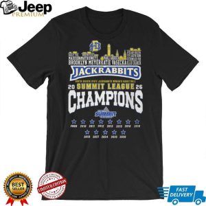 South Dakota State Jackrabbits Women's Basketball 2026 Summit League Champions T Shirt