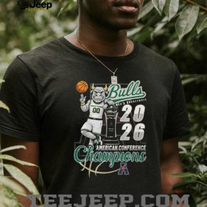 South Florida Bulls 2026 American Conference Men's Basketball Champions T Shirt