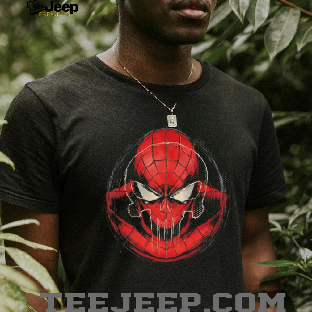 Spider Man Punisher Skull Mashup Comic Graphic T Shirt Spider Man Punisher Skull Mashup Comic Graphic T Shirt