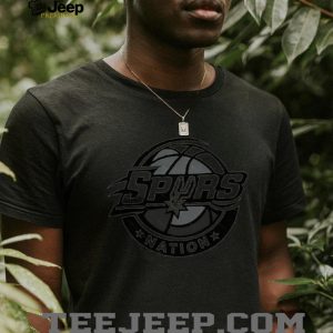 Spurs Nation Basketball Logo Graphic Fan T Shirt Spurs Nation Basketball Logo Graphic Fan T Shirt