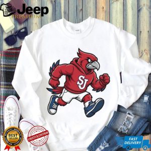 St. Joseph’s Hawks Running Mascot Logo Collegiate T Shirt St. Joseph’s Hawks Running Mascot Logo Collegiate T Shirt