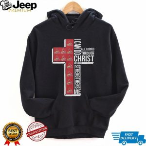 St. Louis Cardinals Baseball Cross “I Can Do All Things Through Christ” T Shirt St. Louis Cardinals Baseball Cross “I Can Do All Things Through Christ” T Shirt