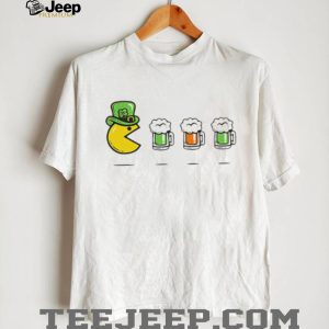 St. Patrick’s Day Leprechaun Pac Man Beer Mug Parody T Shirt St. Patrick’s Day Leprechaun Pac Man Beer Mug Parody T Shirt