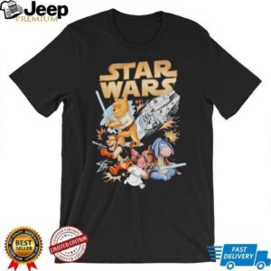 Star Wars Winnie The Pooh Mashup Characters Parody T Shirt Star Wars Winnie The Pooh Mashup Characters Parody T Shirt