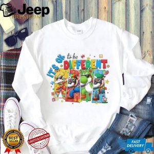 Super Mario Bros It’s OK To Be Different Autism Awareness Dabbing Characters T Shirt Super Mario Bros It’s OK To Be Different Autism Awareness Dabbing Characters T Shirt