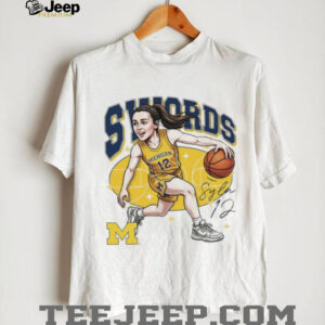 Syla Swords Michigan Women’s Basketball Graphic T Shirt Syla Swords Michigan Women’s Basketball Graphic T Shirt